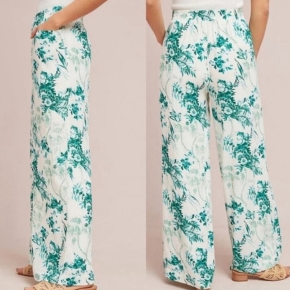 Anthropologie Etttwa Christina Wide Leg Trouser Pants